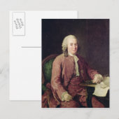 Carte Postale Portrait de Carl von Linnaeus (Devant / Derrière)