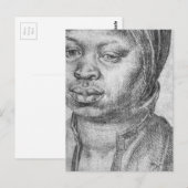 Carte Postale Portrait de Catherine, femme africaine (Devant / Derrière)