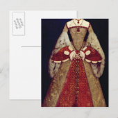 Carte Postale Portrait de Catherine Parr, 1545 (Devant / Derrière)