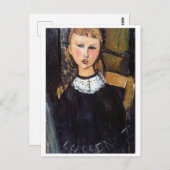 Carte Postale Portrait de Ceroni, Modigliani (Devant / Derrière)