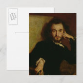 Carte Postale Portrait de Charles Baudelaire 1844 (Devant / Derrière)