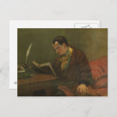 Carte Postale Portrait de Charles Baudelaire 1847 (Devant / Derrière)