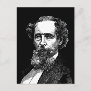 Carte Postale Portrait de Charles Dickens
