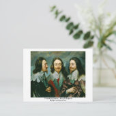 Carte Postale Portrait De Charles Ier, Roi D'Angleterre (Debout devant)