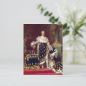 Carte Postale Portrait de Charles X dans Robes de couronnement, (Debout devant)