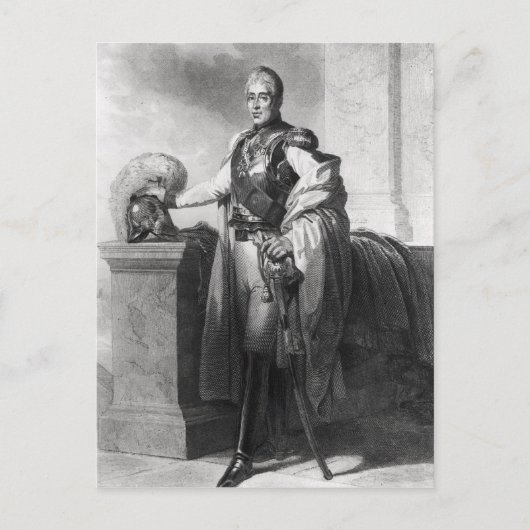 Carte Postale Portrait de Charles X King de France et (Devant)