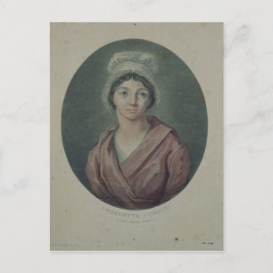 Carte Postale Portrait de Charlotte Corday après 1793