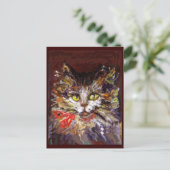 CARTE POSTALE PORTRAIT DE CHATON (Debout devant)