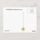 CARTE POSTALE PORTRAIT DE CHATTE (Dos)