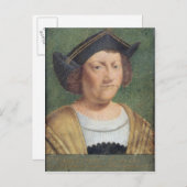 Carte Postale Portrait de Christophe Colomb (Devant / Derrière)