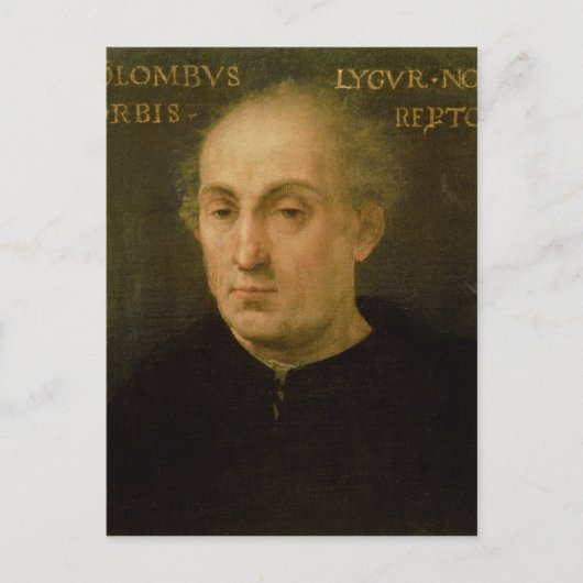 Carte Postale Portrait de Christophe Colomb (Devant)