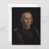 Carte Postale Portrait de Christophe Colomb (Devant / Derrière)