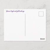 Carte Postale Portrait de Colley Joyeux Anniversaire (Dos)