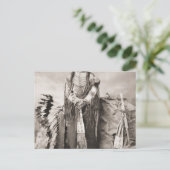 Carte Postale Portrait de Crazy Horse (Debout devant)