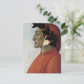 Carte Postale Portrait de Dante (Debout devant)