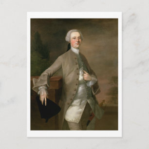 Carte Postale Portrait de David Garrick (1717-79), 1742