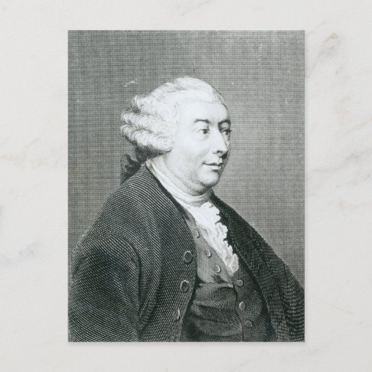 Carte Postale Portrait de David Hume (Devant)