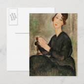 Carte Postale Portrait de Dedie Hayden, 1918 (Devant / Derrière)