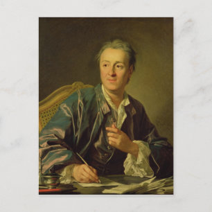 Carte Postale Portrait de Denis Diderot 1767