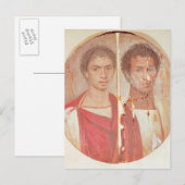 Carte Postale Portrait de deux frères (Devant / Derrière)