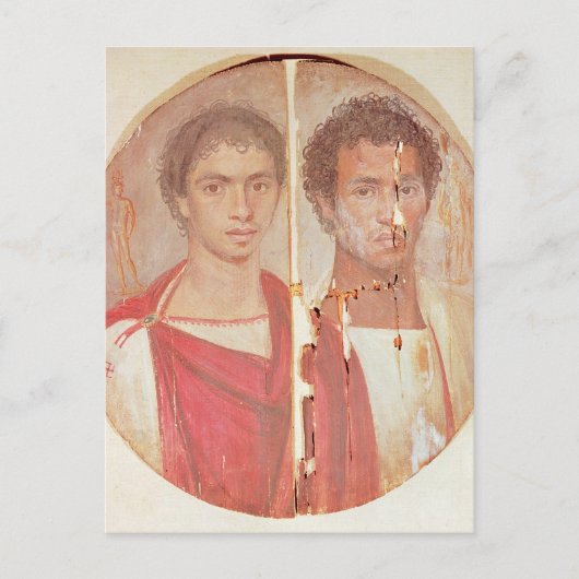Carte Postale Portrait de deux frères (Devant)