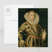 Carte Postale Portrait de Diego de Villamayor, 1609 (Devant / Derrière)