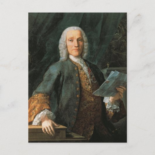 Carte Postale Portrait de Domenico Scarlatti (Devant)