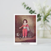 Carte Postale Portrait De Don Manuel Par Francisco De Goya (Debout devant)