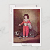 Carte Postale Portrait De Don Manuel Par Francisco De Goya (Devant / Derrière)
