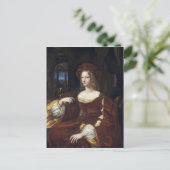 Carte Postale Portrait de Doña Isabel de Request par Raphael (Debout devant)