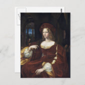 Carte Postale Portrait de Doña Isabel de Request par Raphael (Devant / Derrière)