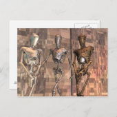 Carte Postale portrait de famille (Devant / Derrière)