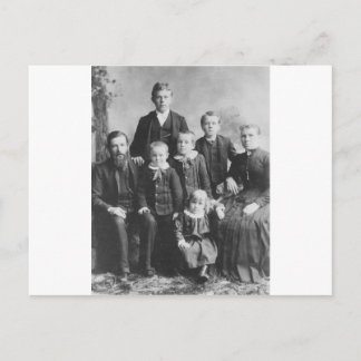 Carte Postale Portrait de famille des années 1900