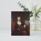 Carte Postale Portrait de Faustina Bordoni, chanteuse de Handel (Debout devant)