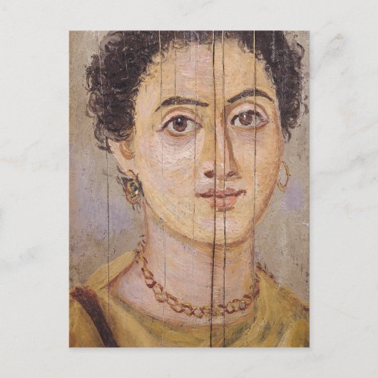 Carte Postale Portrait de Fayum d'une femme (Devant)