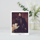 Carte Postale Portrait De Federico Ii Gonzaga. Par Titien (Debout devant)