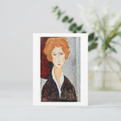 Carte Postale Portrait de femme, Modigliani (Debout devant)