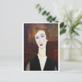 Carte Postale Portrait de femme, Modigliani (Debout devant)