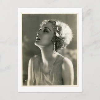 Carte Postale Portrait de femme vintage