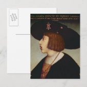 Carte Postale Portrait de Ferdinand I, Saint Empereur Romain (Devant / Derrière)