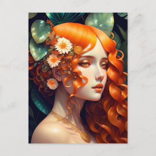 Carte Postale portrait de fille