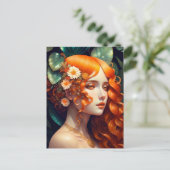 Carte Postale portrait de fille (Debout devant)