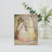 Carte Postale Portrait de Florence Nightingale et elle (Debout devant)