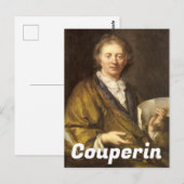 Carte Postale Portrait de François Couperin (Devant / Derrière)