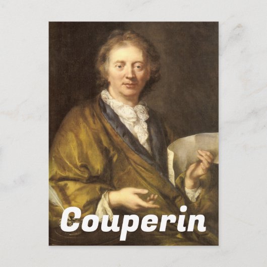Carte Postale Portrait de François Couperin (Devant)