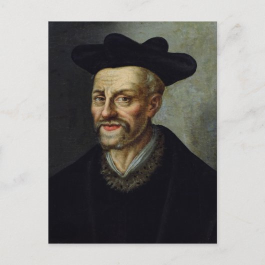 Carte Postale Portrait de François Rabelais (Devant)