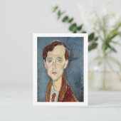 Carte Postale Portrait de Franz Hellens, 1919 (huile sur toile) (Debout devant)