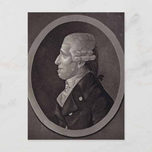 Carte Postale Portrait de Franz Joseph Haydn (Devant)