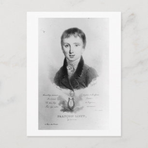 Carte Postale Portrait de Franz Liszt (1811-86), 11 ans (gravi)