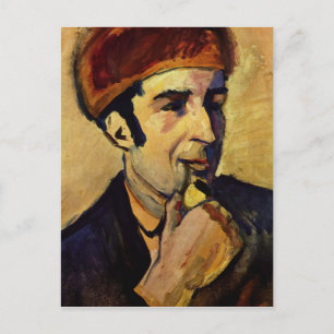 Carte Postale Portrait de Franz Marc par August Macke